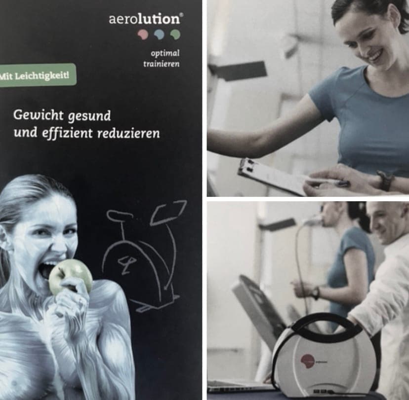 Atemgasanalyse mit dem aerolution-System: Messung auf dem Ergometer